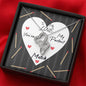 To My Love, You'Re My Perfect Match Double Hearts Necklace