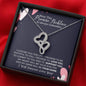 Promise To Love You Double Heart Promise Necklace