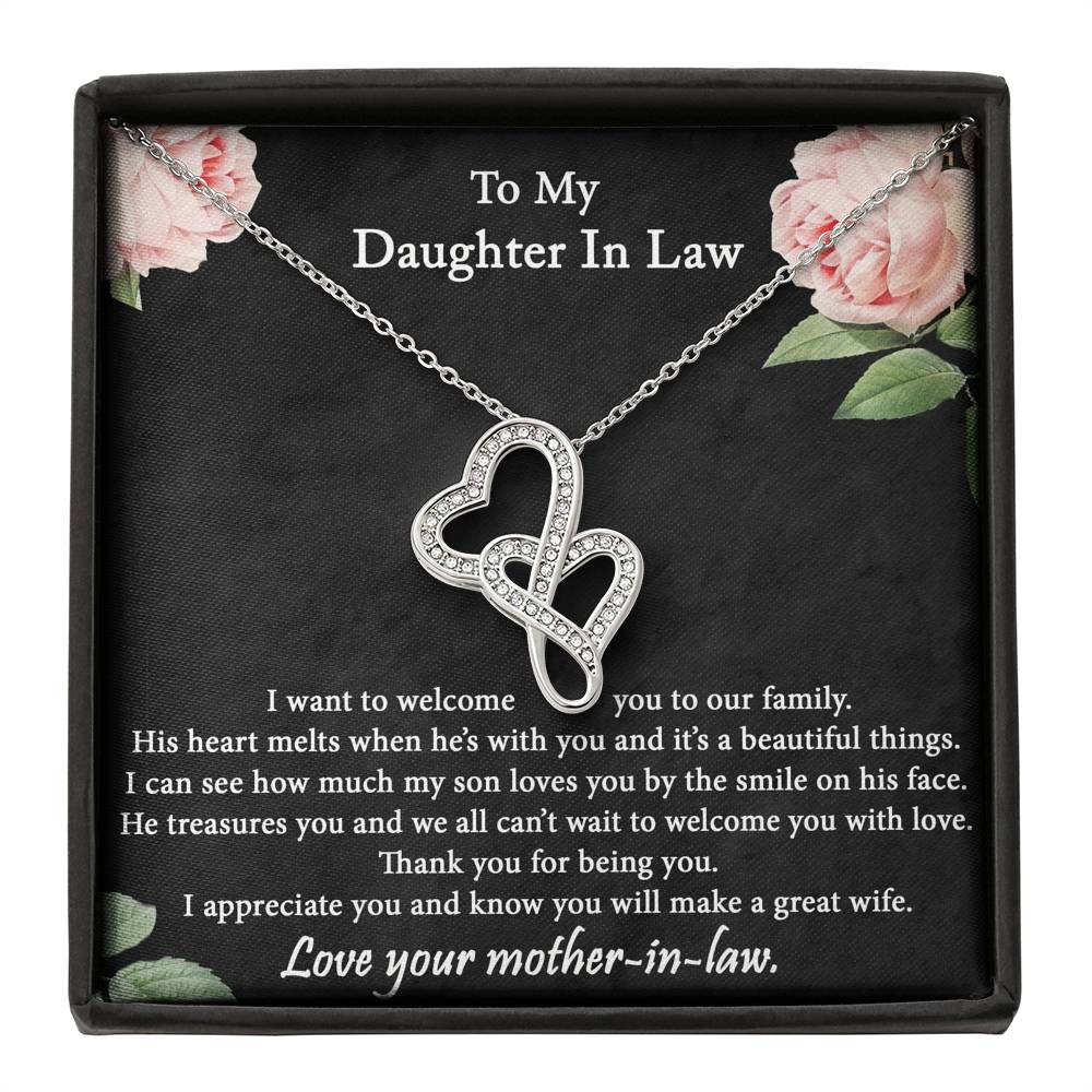 To My Daughter In Law Welcome To Our Family, Future Daughter In Law, Wedding Gift, Bride Gift from Mother In Law
