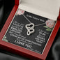 To My Future Wife Necklace, Engagement Gift for Future Wife, Sentimental Gift for Bride Groom, Fiance Gift for Her Valentine's , Fiance Gift