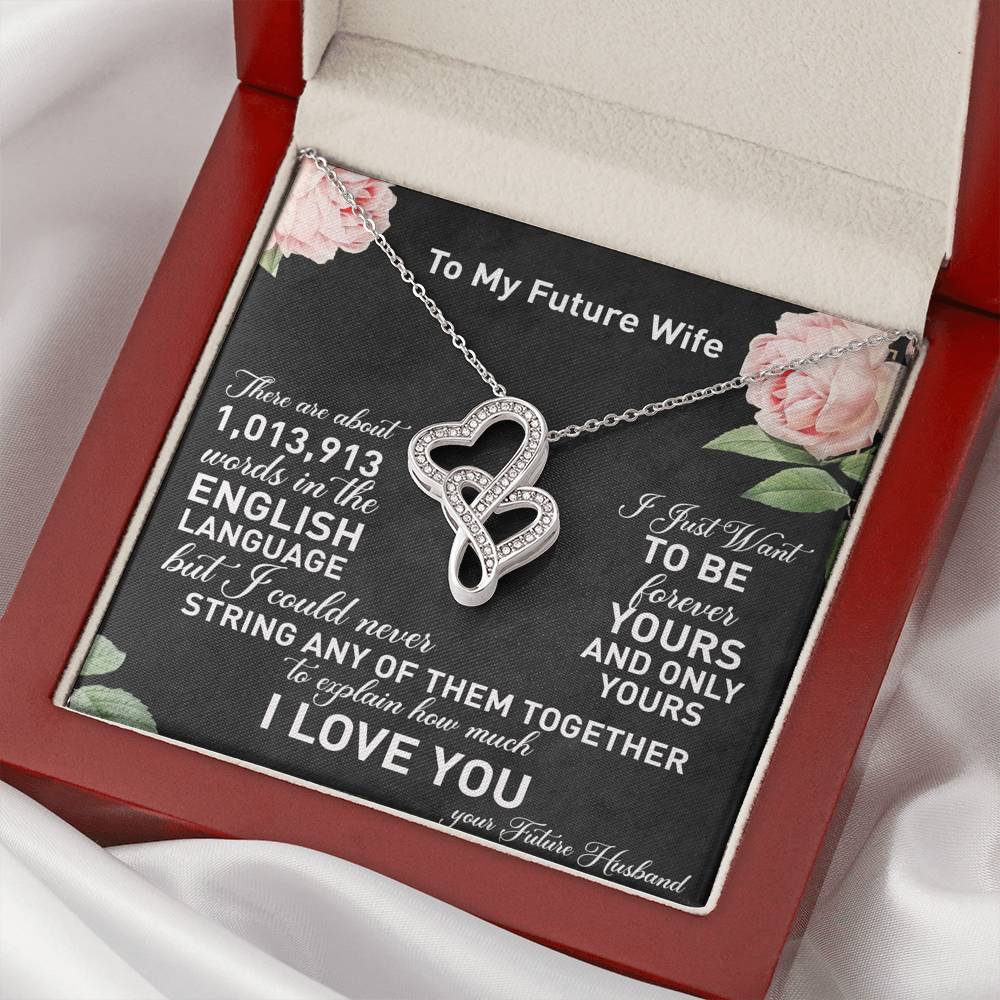 To My Future Wife Necklace, Engagement Gift for Future Wife, Sentimental Gift for Bride Groom, Fiance Gift for Her Valentine's , Fiance Gift