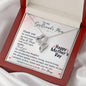 To My Girlfriend's Mom Mother's Day Necklace, Girlfriend's Mom Gift, Mother's Day Gift For Girlfriends Mom