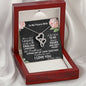 To My Future Wife Necklace, Engagement Gift for Future Wife, Sentimental Gift for Bride Groom, Fiance Gift for Her Valentine's , Fiance Gift