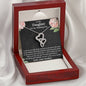 To My Daughter On Her Wedding Day Necklace, To Bride from Mother Necklace, Bride Jewelry Gift from Mother