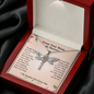 From Your Mom in Heaven Dragonfly Necklace Gift| Mom Remembrance Gift, Sympathy Gift, Mom Memorial Gift