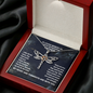 In Memory Of Your Dad Dragonfly Necklace, Grief Gift, Sympathy Gift, Dad Remembrance Necklace, Dad Memorial Gift, Gift for Daughter, Bereavement Keepsake Condolence