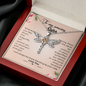 To My Amazing Sister Believe in Yourself Dragonfly Necklace | Encouragement Dragonfly Necklace Gift, Necklace to Sister from Sister and Brother