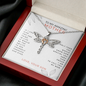 To My Amazing Mother, Love Your Son Dragonfly Necklace | Gift for Mom | Mom's Birthday, Mother's Day, Christmas Gift