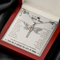 To My Work Bestie Dragonfly Necklace | Secret Santa Jewelry Gift, Christmas Gifts Work Friend Coworker, Work Wife Gift for Colleague