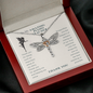 To My Amazing Piano Teacher Dragonfly Necklace | Piano Teacher Gifts | Piano Teacher Thank You Gift