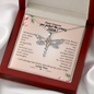Dear Cancer you Picked the Wrong Bitch Dragonfly Necklace | Encouragement Cancer Gift | Eternal Dragonfly Necklace for Warrior, Cancer Support Necklace for Her, Encouragement Gift