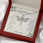 To My Ride Or Die Best Friend Dragonfly Necklace | Best Friend Necklace, Best Friends Forever