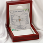 To Our Daughter, Believe In Yourself Dragonfly Necklace | Gift for Daughter from Mom and Dad | Birthday, Graduation Present,
