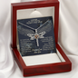 As I Sit In Heaven Loss of Son Gift for Mother, Son Memorial, Sympathy Necklace, Remembrance Gift, Loving Memory of Son, Condolence Gift, Funeral Gift