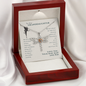 To Our Granddaughter, Live Your Dreams Dragonfly Love Your Maw Maw & PawNecklace