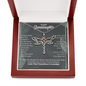 To Our Granddaughter, Live Your Dreams Dragonfly Necklace Your Grandma & Grandpa | Granddaughter Graduation, Birthday Gift