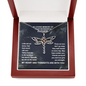In Memory Of Your Dad Dragonfly Necklace, Grief Gift, Sympathy Gift, Dad Remembrance Necklace, Dad Memorial Gift, Gift for Daughter, Bereavement Keepsake Condolence