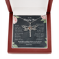 To My Amazing Mom Dragonfly Necklace | Gift to Mom from Daughter / Son | Mother's Day Gift for Mother