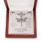 Happy Retirement Gift Dragonfly Necklace | Retirement Necklace for Women: Colleagues, Leave Job, Jewelry from Coworkers