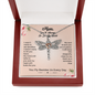 From My Mom Dragonfly Memorial Necklace Gift| Mom You'll Always Be In my Heart Gift| Mom Remembrance Gift, Sympathy Gift, Mom
