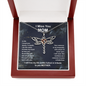 I Miss You Mom Dragonfly Necklace | Mom Memorial Necklace | Loss of Mother Gift | Mother Loss Sympathy Gift