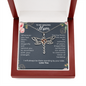To My Amazing Mom I Will Always Be There Dragonfly Necklace | Gift for Mom from Son and Daughter | Birthday, Mother's Day, Just Because Gift For Mom