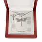 To My Amazing Preceptor Dragonfly Necklace | Nurse Practitioner Gift, Bsn Nurse Gift, Registered Nurse Gift, Doctor Necklace, Nurse Appreciation, ER Nurse Gift