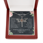 To My Dearest Mom Dragonfly Necklace | Gift to Mom from Daughter / Son | Mother's Day Gift for Mother