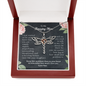 To My Dear Mommy Dragonfly Necklace | Gift to Mom from Daughter | Mother's Day Gift for Mother