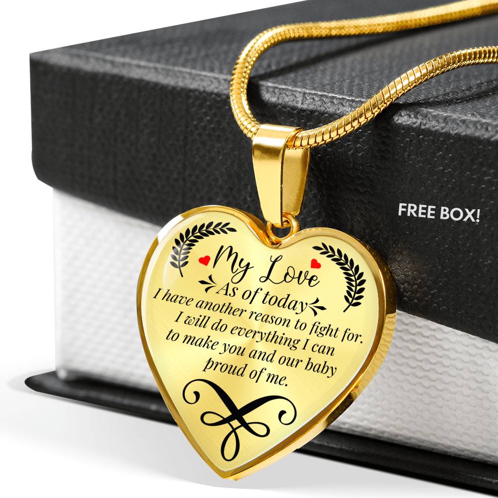 Another Reason To Fight For Necklace - Special Mommy-To-Be Necklace