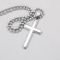 To My Dog Dad Until We Meet Again Personalize Cross Necklace | Loss of Dog memorial Necklace For Him | Dog loss Gifts | Rainbow Bridge Dog | Pet Sympathy Gift