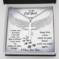 To My Cat Dad Until We Meet Again Personalize Cross Necklace | Loss of Cat memorial Necklace For Him | Cat loss Gifts | Rainbow Bridge Cat | Pet Sympathy Gift