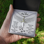 To My Dog Dad Until We Meet Again Personalize Cross Necklace | Loss of Dog memorial Necklace For Him | Dog loss Gifts | Rainbow Bridge Dog | Pet Sympathy Gift