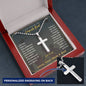 To Our Son Graduation Cross Necklace Gift | Graduation gift for our son | High School, Technical School, College Graduation