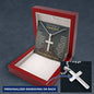 To Our Son Graduation Cross Necklace Gift | Graduation gift for our son | High School, Technical School, College Graduation