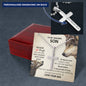 To My Amazing Son This Old Wold Has Your Back, Dad Son Personalized Cross, To My Son Love Dad