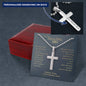 To Our Amazing Son Live Your Dreams Cross Necklace | Gift for Son from Mom & Dad | Son Christmas Gift, Birthday, Communion, Graduation Gift