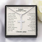 To My Amazing Mother, You Are My Blessing Mother's Day Prayer Cross Necklace w. Engraving