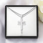 To My Amazing Mother, Mother's Day Prayer Cross Necklace w. Engraving