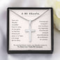 A Mi Abuela Te Amo Con Todo Mi Corazon Personalized Cross Necklace