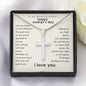 Nothing Will Ever Come Between Us Mother's Day Cross Necklace w. Engraving