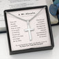 A Mi Abuela Te Amo Con Todo Mi Corazon Personalized Cross Necklace
