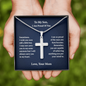Gifts for Son Cross Necklace I am so Proud of You | Graduation, Birthday Gifts For Son | From Mom To Son | Gifts To Son From Mom