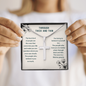 Personalized To my Friend, Through Thick & Thin Cross Necklace|  Motivational Gift| Encouragement Cross Gift