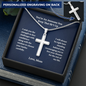 Gifts for Son Cross Necklace Keep That Shit Up | Graduation, Birthday Gifts For Son | From Mom To Son Gifts