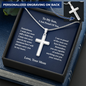 Gifts for Son Cross Necklace I am so Proud of You | Graduation, Birthday Gifts For Son | From Mom To Son | Gifts To Son From Mom