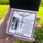 Personalized To My Army Son Cross Necklace| Gift for Son| Welcome Home Gift| Deployment Gift for Son| Personalized Cross for Birthday