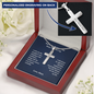 Gifts for Son Cross Necklace Keep That Shit Up | Graduation, Birthday Gifts For Son | From Mom To Son Gifts