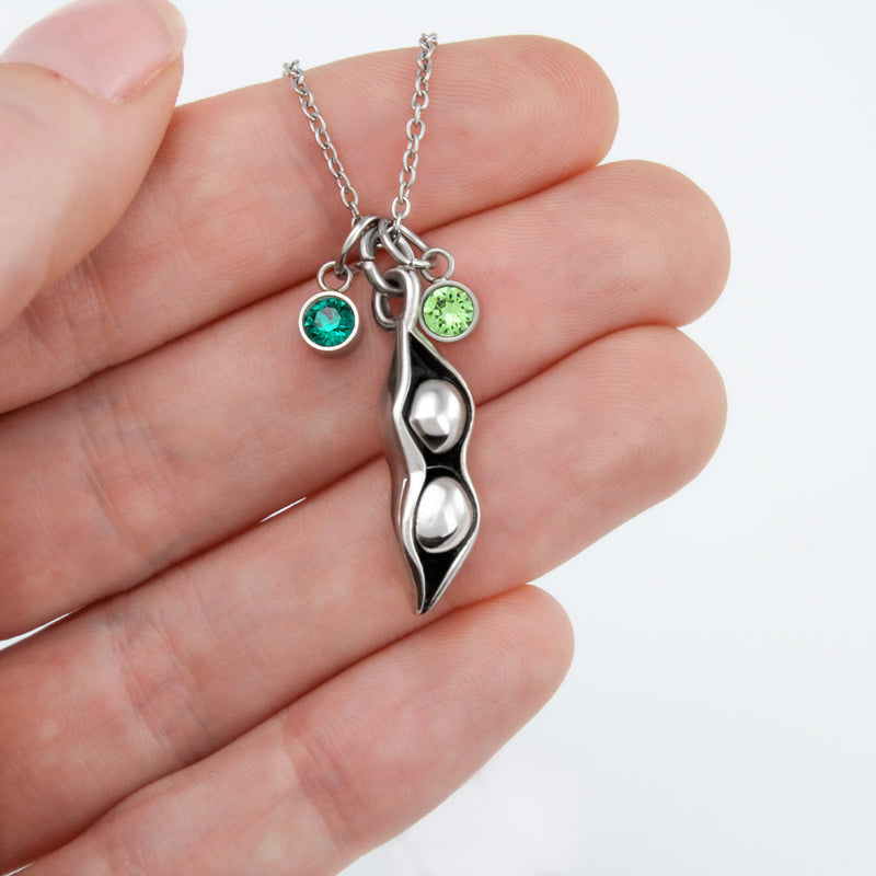 To My Beautiful Wife Distance Makes The Heart Grow Fonder Pea To Your Pod Necklace
