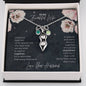 To My Beautiful Wife Distance Makes The Heart Grow Fonder Pea To Your Pod Necklace